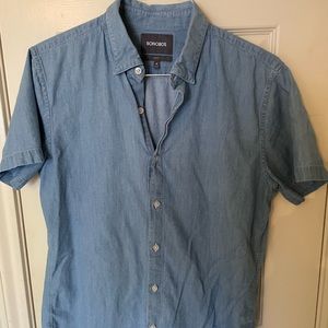 Bonobos Chambray Short Sleeve Buttondown